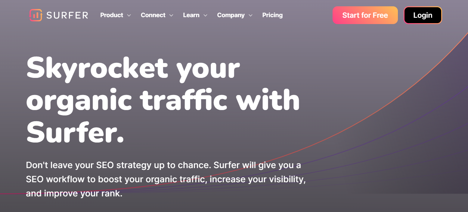 Surfer - Skyrocket your organic traffic